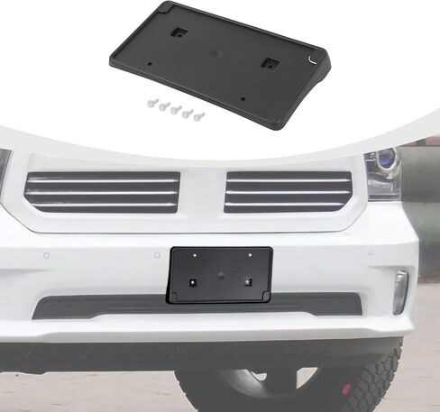 for RAM License Plate Frames, Front Bumper License Plate Holder Mount Bracket Compatible with 2013-2018 Dodge RAM Exterior Accessories, Black in Saudi Arabia