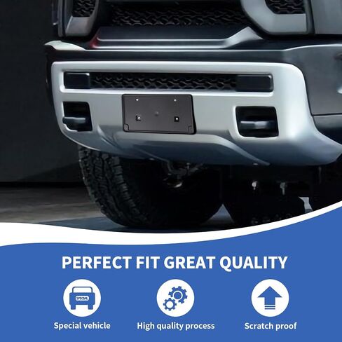for RAM License Plate Frames, Front Bumper License Plate Holder Mount Bracket Compatible with 2013-2018 Dodge RAM Exterior Accessories, Black in Saudi Arabia