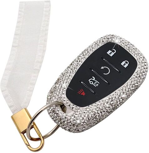 Key Fob Cover Compatible with Chevrolet Chevy Malibu Camaro Cruze Traverse Sonic Volt Bolt Equinox 2016-2021 in Saudi Arabia