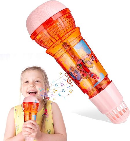Echo Microphone for Kids, 5.51 Inches, Battery-Free, Magic Microphone for Toddler, Singing, Speech & Communication Therapy (Blue) in Saudi Arabia