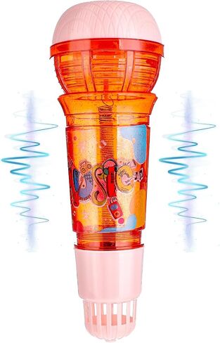 Echo Microphone for Kids, 5.51 Inches, Battery-Free, Magic Microphone for Toddler, Singing, Speech & Communication Therapy (Blue) in Saudi Arabia