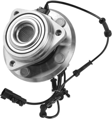 Detroit Axle - 6pc Front Wheel Bearing Hubs Kit for Jeep Wrangler JK, 2 Wheel Bearing Hubs Assembly 2 Lower Ball Joints 2 Outer Tie Rod Ends Replacement in Saudi Arabia