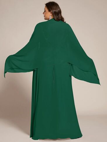 Ever-Pretty Plus Women's Scraf Chiffon Sheer Shawls and Wraps for Formal Evening Party Dresses in Saudi Arabia