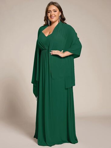 Ever-Pretty Plus Women's Scraf Chiffon Sheer Shawls and Wraps for Formal Evening Party Dresses in Saudi Arabia