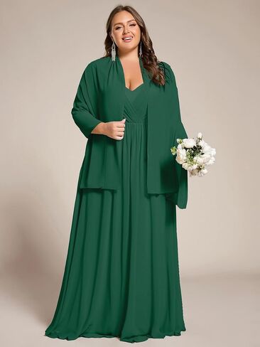 Ever-Pretty Plus Women's Scraf Chiffon Sheer Shawls and Wraps for Formal Evening Party Dresses in Saudi Arabia