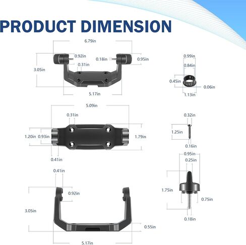 740146-1 Gimbal Bracket Mounting Bracket with Knobs Mounting Screws Fit for Helix-7 Series Fish Findes All Models in Kuwait