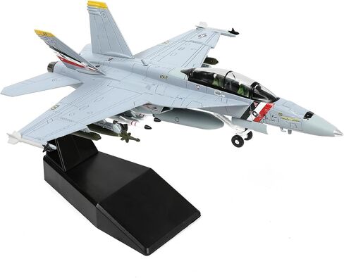 1/100 F/A-18 Super Hornet Diecast Metal Fighter Jet Model Kits Pre-Build Replica 1943-2018 Jolly Roger Livery Military for Display Collection or Gift in Kuwait