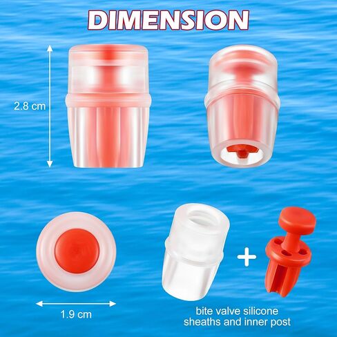 Enhon 6 Pack Bite Valve Replacement Sheath for Water Bladder, Compatible with Osprey Packs Hydraulics Reservoirs, Hydration Pack Bite Valve Silicone Nozzle Mouthpiece Replacement (Black) in Saudi Arabia
