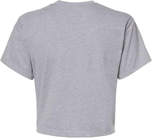 Disney Mickey & Friends - Mickey Grid - Juniors Cropped Cotton Blend T-Shirt in Saudi Arabia
