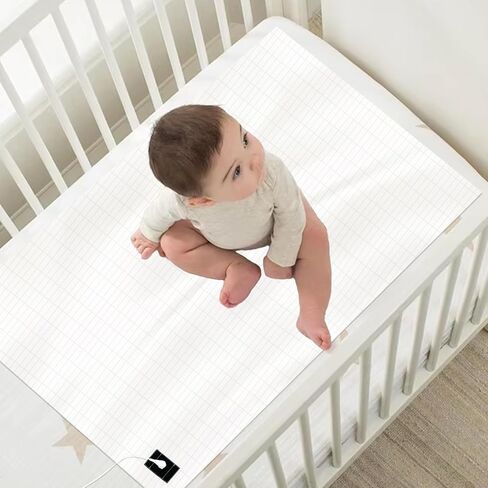 Grounding Sheet with Grounding Cord 95% Soft Cotton Sheet with 5% Silver for Baby Crib, Electric Grounding Sheet for Bed, Sleep Well (27 * 52 inch) in Kuwait