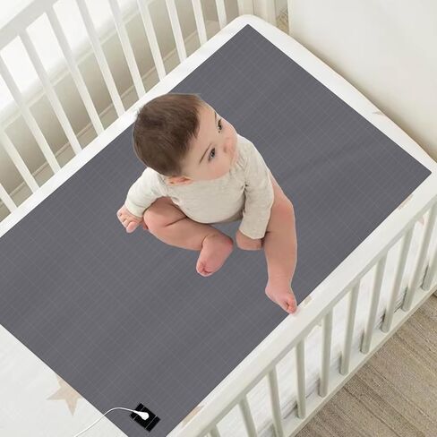 Grounding Sheet with Grounding Cord 95% Soft Cotton Sheet with 5% Silver for Baby Crib, Electric Grounding Sheet for Bed, Sleep Well (27 * 52 inch) in Saudi Arabia