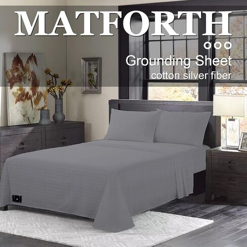 Grounding Sheet with Grounding Cord 95% Soft Cotton Sheet with 5% Silver for Baby Crib, Electric Grounding Sheet for Bed, Sleep Well (27 * 52 inch) in Saudi Arabia