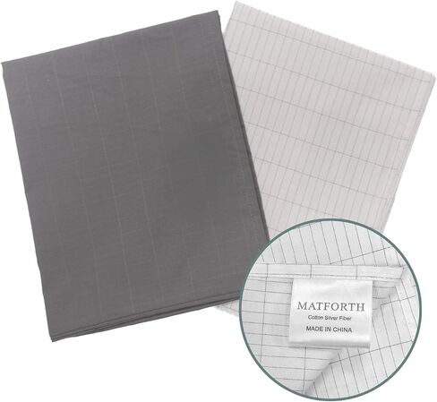 Grounding Sheet with Grounding Cord 95% Soft Cotton Sheet with 5% Silver for Baby Crib, Electric Grounding Sheet for Bed, Sleep Well (27 * 52 inch) in Saudi Arabia