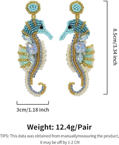 بوهيميان مصنوعة يدويًا ، تتدلى الإجازة ، أقراط ، صيف بوهو بيتش البيان المجوهرات للنساء in Kuwait