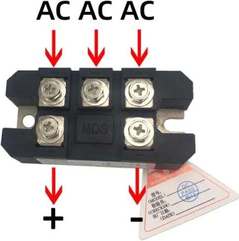 1PC عالي الطاقة الجسر المقوم 100A مرحلة واحدة مرحلة الجسر الجسر المقوم 4 طرفية 1600V DIOD in Saudi Arabia