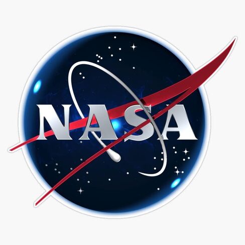 Nasa 3D Sticker Bumper Sticker Vinyl Decal 5" in Saudi Arabia