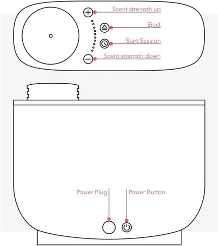 Aera Smart Home Fragrance Diffuser and White Tea Scent Refill Bundle - Alexa Compatible, Hypoallergenic, Family and Pet Safe, App Controlled in Kuwait
