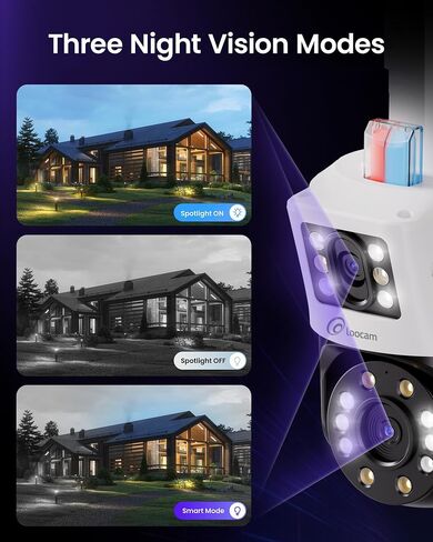 5MP CCTV Security Camera System, 4pcs Pan & Tilt Wired PoE IP Cameras Set for Indoor Outdoor, AI Person/Pet/Vehicle Detection, Color Night Vision, 4K 8CH NVR 2TB HDD Included, Plug & Play in Kuwait