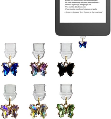 4Pcs Dust Plug Charm Compatible with Kindle Paperwhite 2021 Released，Cactus Dust-proof Plugs, Type C/USB C Dust Plugs in Kuwait