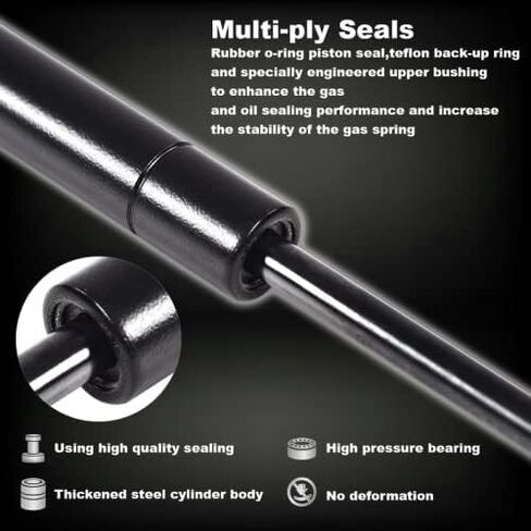 G-PLUS Lift Supports Gas Spring Struts,Compatible with 1999-2004 Jeep Grand Cherokee White 2PCS Gas Struts for Heavy Lid, 55352897AB in Saudi Arabia