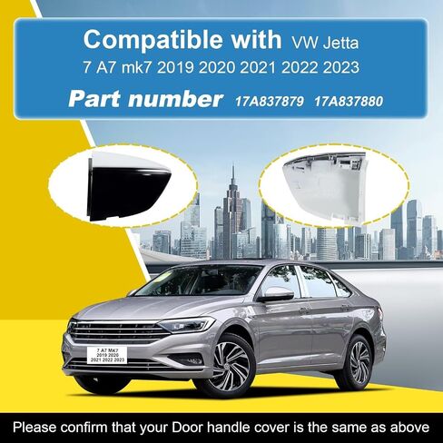 قبعة مقبض الباب الخارجي متوافق مع VW Jetta 7 A7 MK7 2019 2020 2021 2022 2023 in Saudi Arabia
