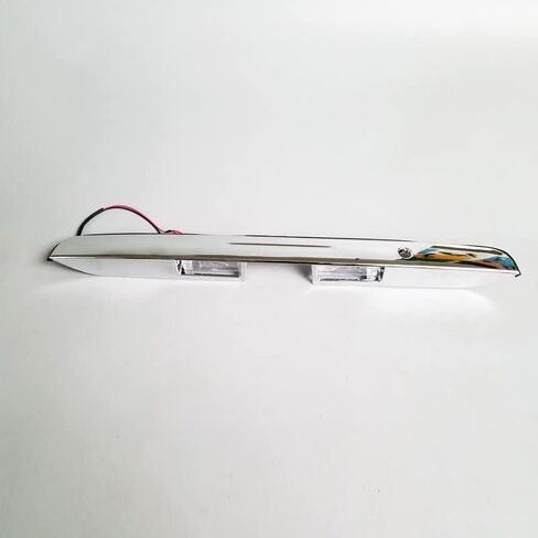 Compatible With Toyota Hiace Commuter Quantum 2005-2018 Model Tailgate Garnish Rear Door Handle Cover Chrome With Light License Lamp in Saudi Arabia