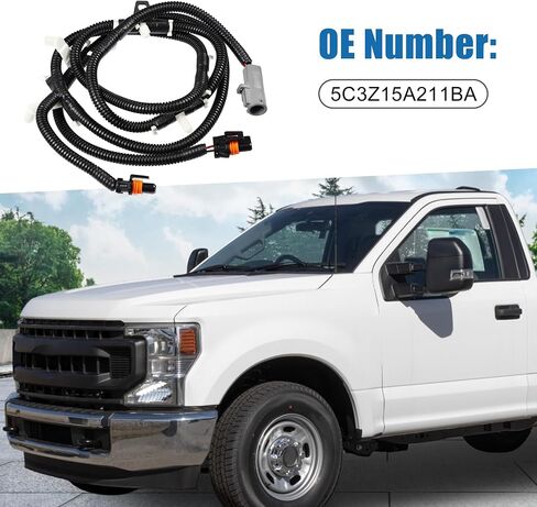 Fog Light Wiring Harness 5C3Z15A211BA Wire Connector for Ford F-250 Super Duty 2005-2007 in Saudi Arabia