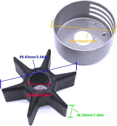 Boat Motor 6CE-W0078-00 6CE-W0078-01 6CE-W0078-02 Water Pump Repair Kit for Yamaha 225HP 250HP 300HP F225 LF225 F250 LF250 VF250 F300 FL300 LF300 Outboard Engine, fit Sierra Marine 18-3470 in Saudi Arabia