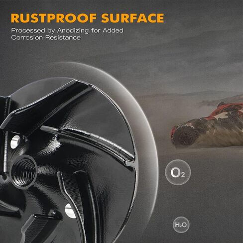 NiceCnc Black Water Pumpermeller متوافق مع Can Am Commander 1000r 4x4 DPS 2018-2020 ، Defender HD10 4x4 2016-2018 ، Maverick X3 900 HO 4X4 DPS 2018 ، انظر Fitments in Saudi Arabia