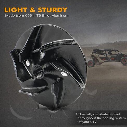 NiceCnc Black Water Pumpermeller متوافق مع Can Am Commander 1000r 4x4 DPS 2018-2020 ، Defender HD10 4x4 2016-2018 ، Maverick X3 900 HO 4X4 DPS 2018 ، انظر Fitments in Saudi Arabia