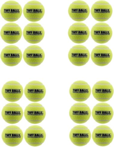 Petsport USA 2.5 "كرات tuff للكلاب المتوسطة [الحيوانات الأليفة آمنة غير سامة لكرات التنس الصناعية لممارسة الرياضة ، وقت اللعب والتدريب على الكلاب] (12 حزمة) in Kuwait