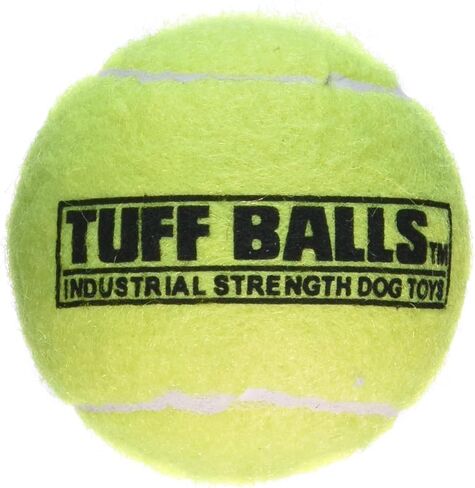 PetSport USA 2.5" Tuff Balls for Medium Dogs [Pet Safe Non-Toxic Industrial Strength Tennis Balls for Exercise, Play Time & Dog Training](12 Pack) in Kuwait