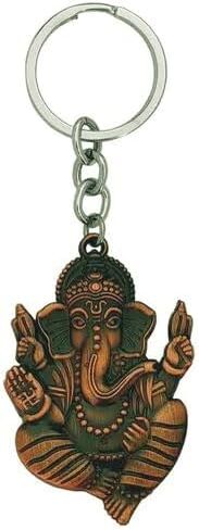Generic Bro Mart Hindu God of Beginnings Lord Shree Ganesh Shiva 'Son Locket with Chain Gray الزنك المعدنية 00 سلسلة المفاتيح وهدية مفاتيح للرجال والنساء ، والرمادي ، الحجم المجاني (متعدد الألوان) ، متوسطة in Saudi Arabia