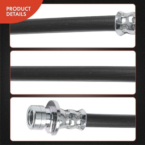 A-Premium Rear Outer Brake Hydraulic Hose Compatible with Honda Models - Ridgeline 2006 2007 2008 2009 2010 2011 2012 2013 2014, 3.5L - Replace# 01466SJCA00 in Saudi Arabia