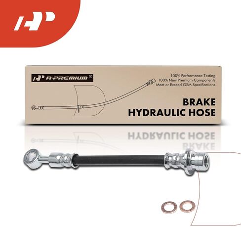 A-Premium Rear Outer Brake Hydraulic Hose Compatible with Honda Models - Ridgeline 2006 2007 2008 2009 2010 2011 2012 2013 2014, 3.5L - Replace# 01466SJCA00 in Saudi Arabia
