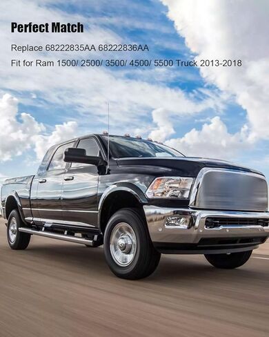 مقاطع Mounting Mounting Mounting Flips Fit for RAM 1500 2500 3500 4500 5500 Truck 2013 2014 2015 2015 2017 2017 استبدال 68222835AA 68222836AA in Saudi Arabia