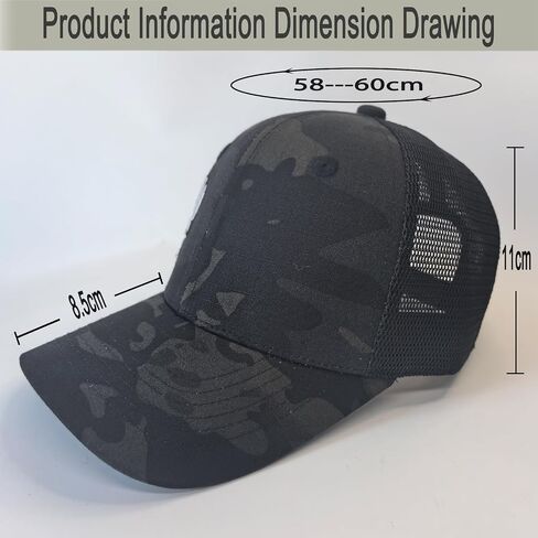 Tactical Operation Hat, Camouflage Baseball Cap, Seal Team Style mesh caps + 2 Patch in Saudi Arabia