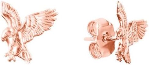 Fine 10k Gold American Bald Eagle Stud Earrings in Saudi Arabia