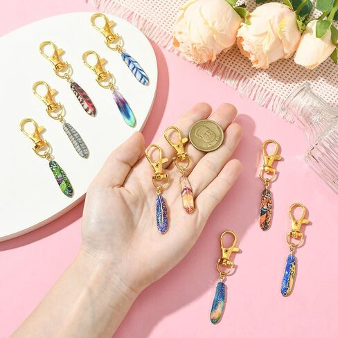 Sport Angel Fruit Flower موضوع سحر سلسلة المفاتيح لـ DIY Jewelry Craft Presh -keychain Decor in Kuwait