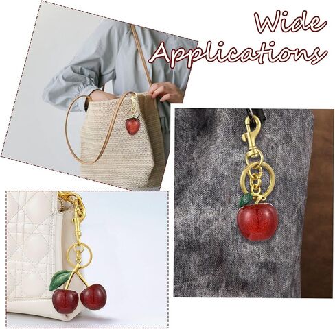 Sport Angel Fruit Flower موضوع سحر سلسلة المفاتيح لـ DIY Jewelry Craft Presh -keychain Decor in Kuwait