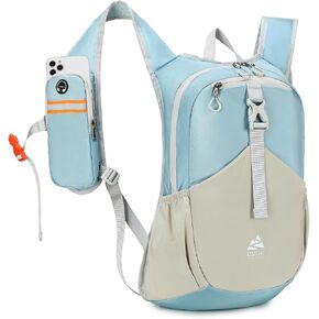15L Small Hiking Backpack for Women Men Lightweight Packable Backpack Foldable Casual Daypack for Camping Travel Outdoor, Blue in Saudi Arabia