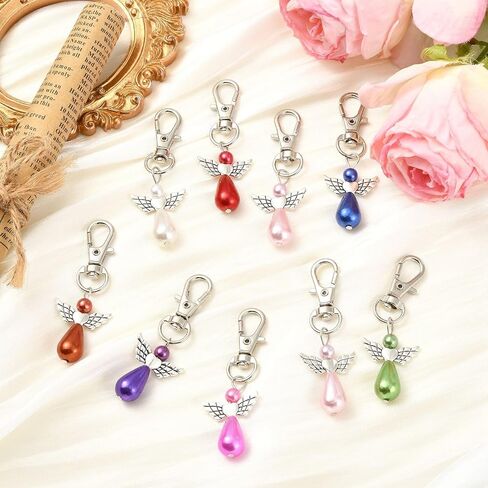 Sport Angel Fruit Flower موضوع سحر سلسلة المفاتيح لـ DIY Jewelry Craft Presh -keychain Decor in Saudi Arabia