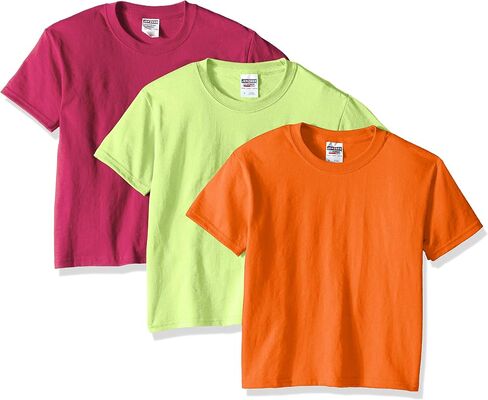 Jerzees Boys 'Youth 3-Pack Crew Tee Shirt in Kuwait
