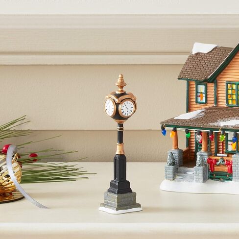 Department 56 Accessories for Villages Uptown Clock Accessory Figurine, 5.55 inch in Saudi Arabia