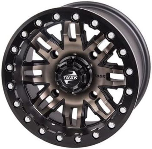 أربعة 32x10-14 Tusk Terrabite 8 -ply الإطارات UTV شعاعي مثبت على Tusk Teton Beadlock Wheels - Polaris UTVS - 4/156 BOLT PORTORT - يشمل صواميل العروة (4+3 إزاحة العجلة ، Machined) in Kuwait