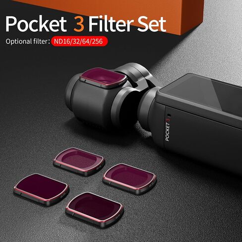 ND Filter for DJI Mini 4 Pro Accessories, ND 16/64/256 Camera Lens Filters Compatible with DJI Mini 4 Pro Drone Accessories-(Aluminum Version) in Saudi Arabia