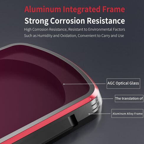 ND Filter for DJI Mini 4 Pro Accessories, ND 16/64/256 Camera Lens Filters Compatible with DJI Mini 4 Pro Drone Accessories-(Aluminum Version) in Saudi Arabia