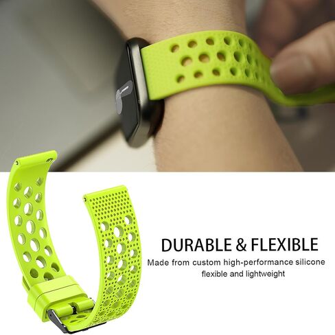 متوافق مع نطاقات Casio MDV106-1A ، Lamshaw 22 مم معصم معصم سيليكون رياضي مع مشبك معدني متوافق مع سلسلة Casio MDV106 in Kuwait