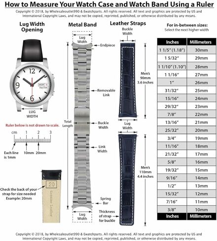 Ewatchparts 20mm oyster watter band bracelet متوافق مع رولكس ديستور أوتير أويستر الدائم الفولاذ المقاوم للصدأ in Saudi Arabia