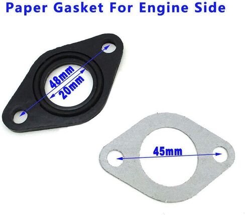 19mm PZ19 Carburetor Carburador Air Filter Intake Pipe For 50cc 70cc 90cc 110cc ATV Quad For Taotao For Sunl in Saudi Arabia